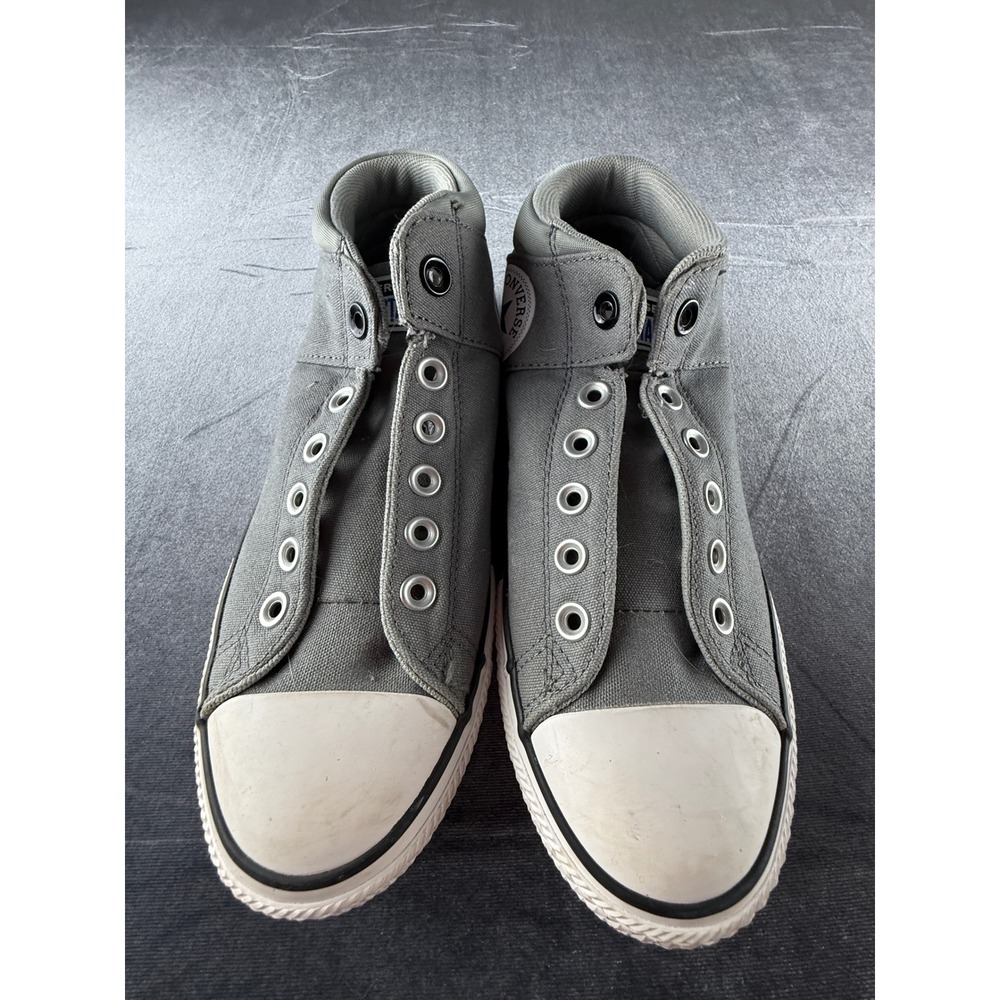 Converse Chuck Taylor All Star High Street Mid Top Sneakers Gray Canvas Mens 9